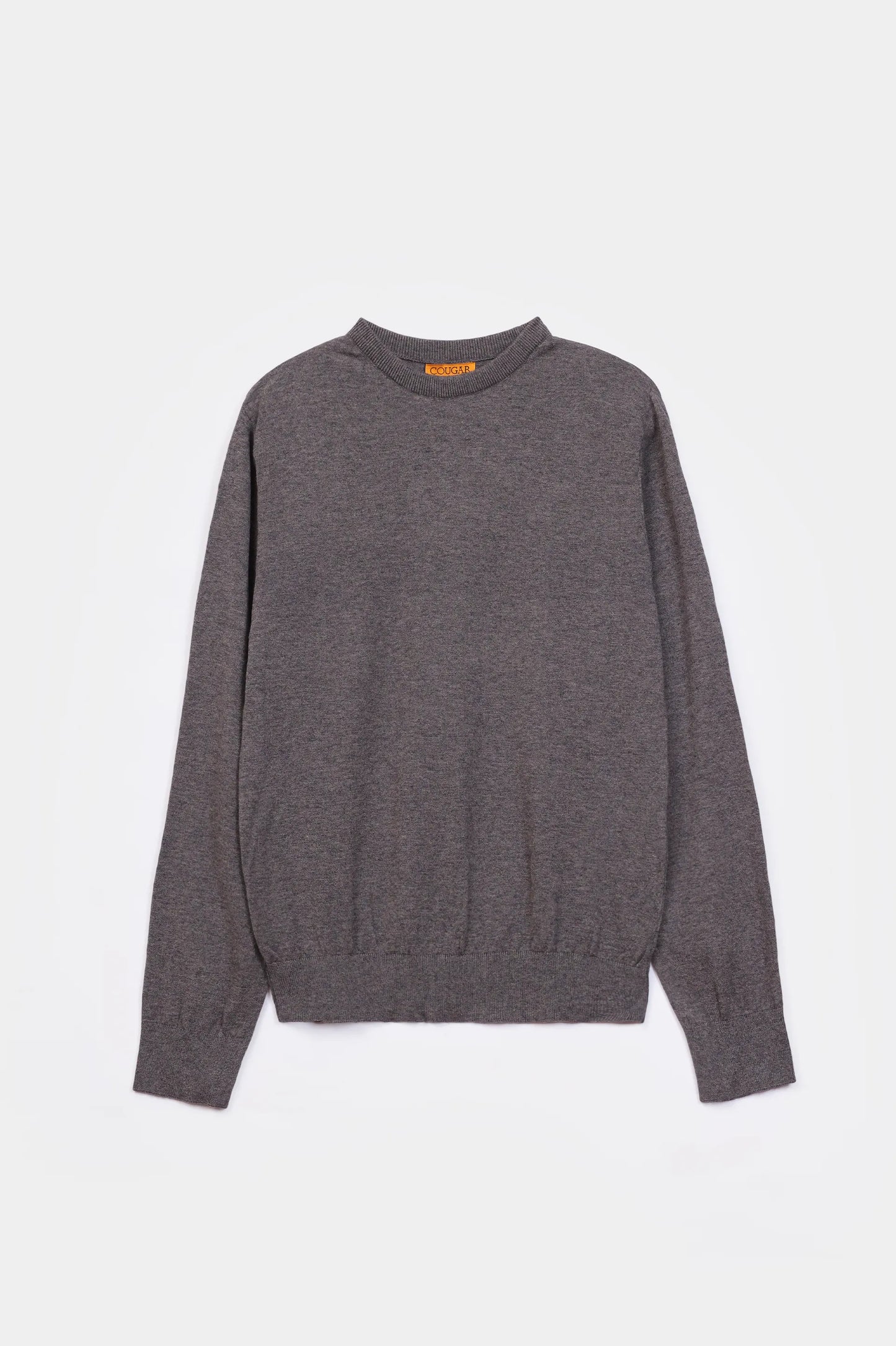 Textured Crew Neck Sweater - Cougar Clothing