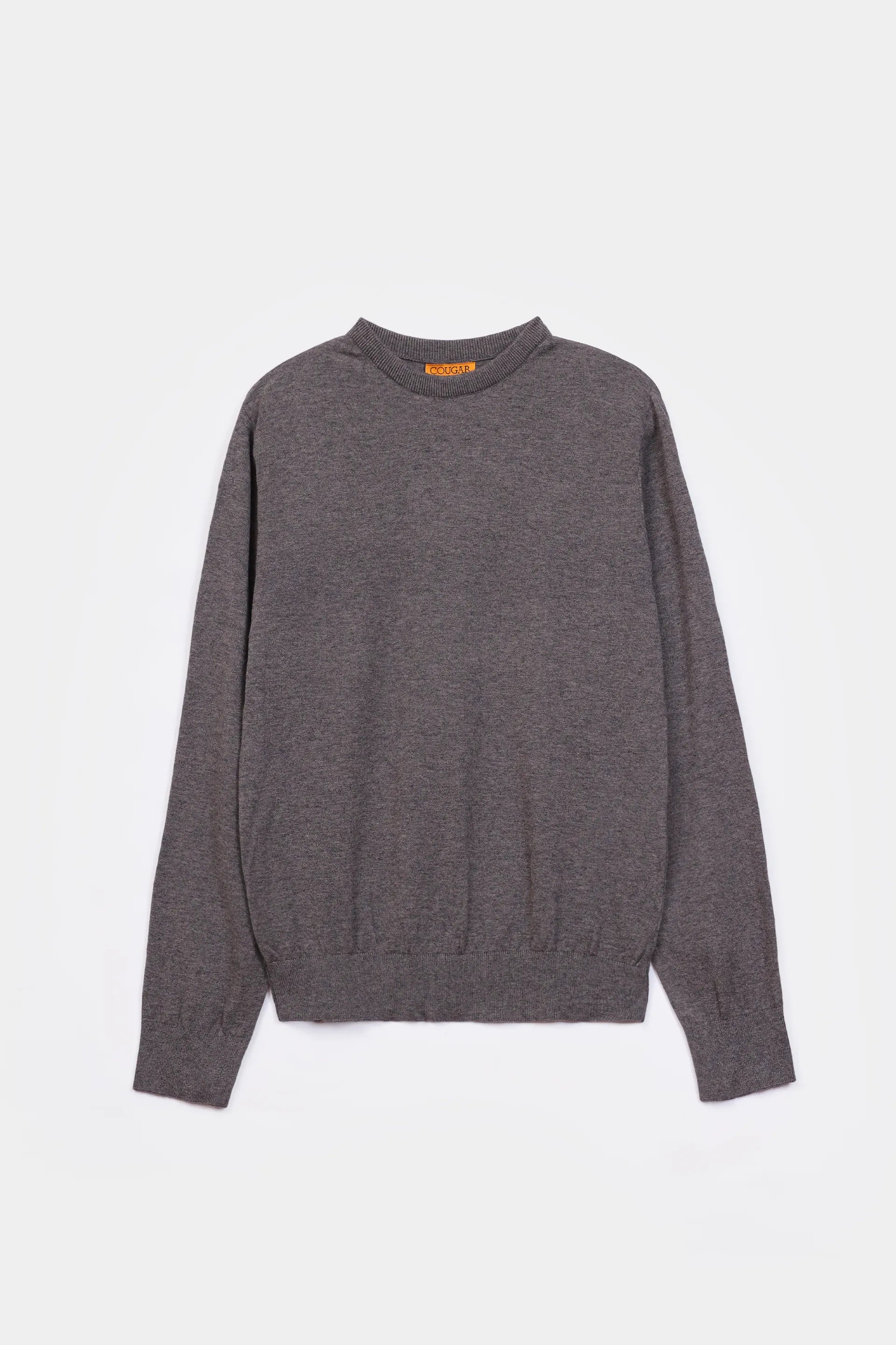 Textured Crew Neck Sweater - Cougar Clothing