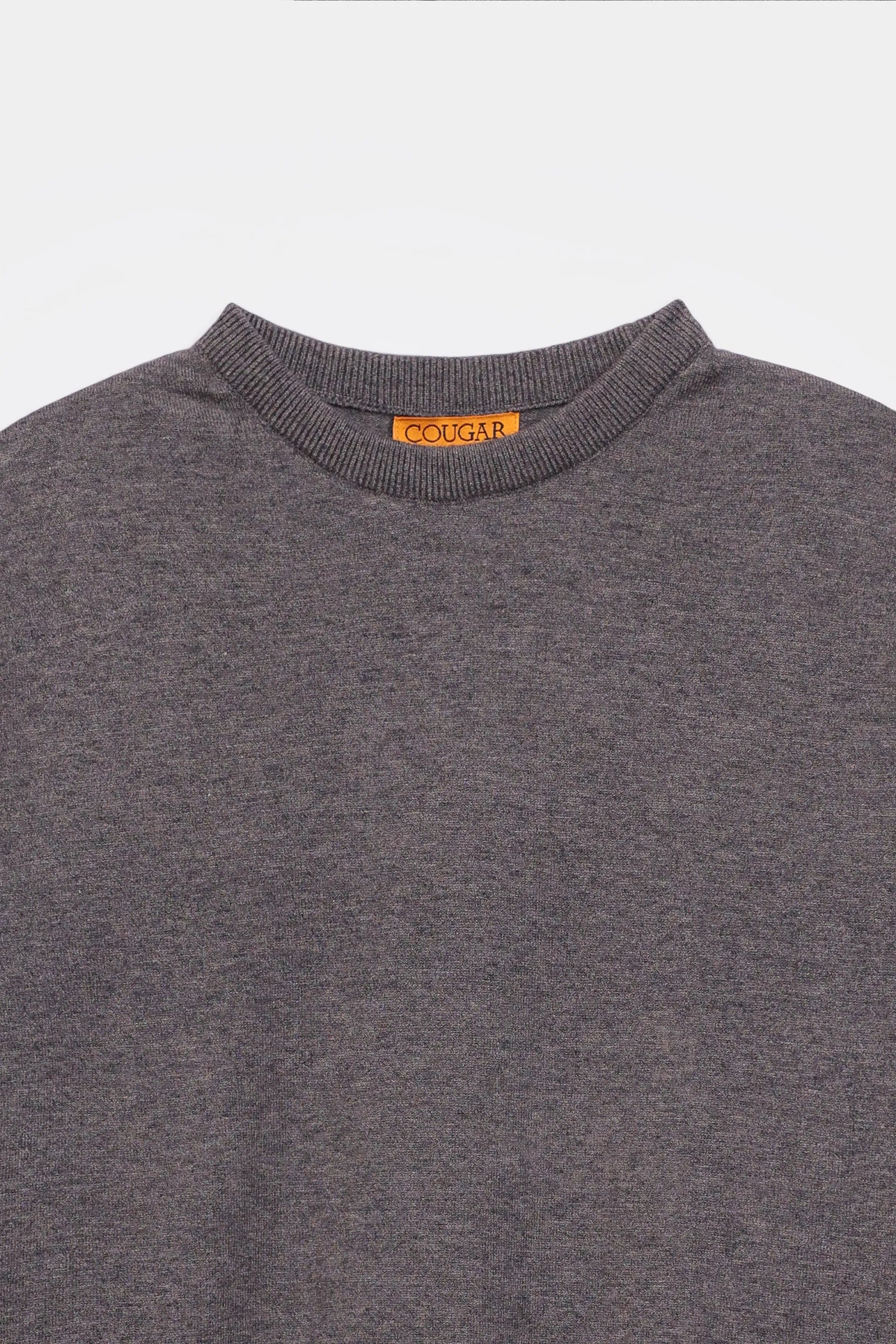 Textured Crew Neck Sweater - Cougar Clothing