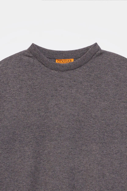 Textured Crew Neck Sweater - Cougar Clothing