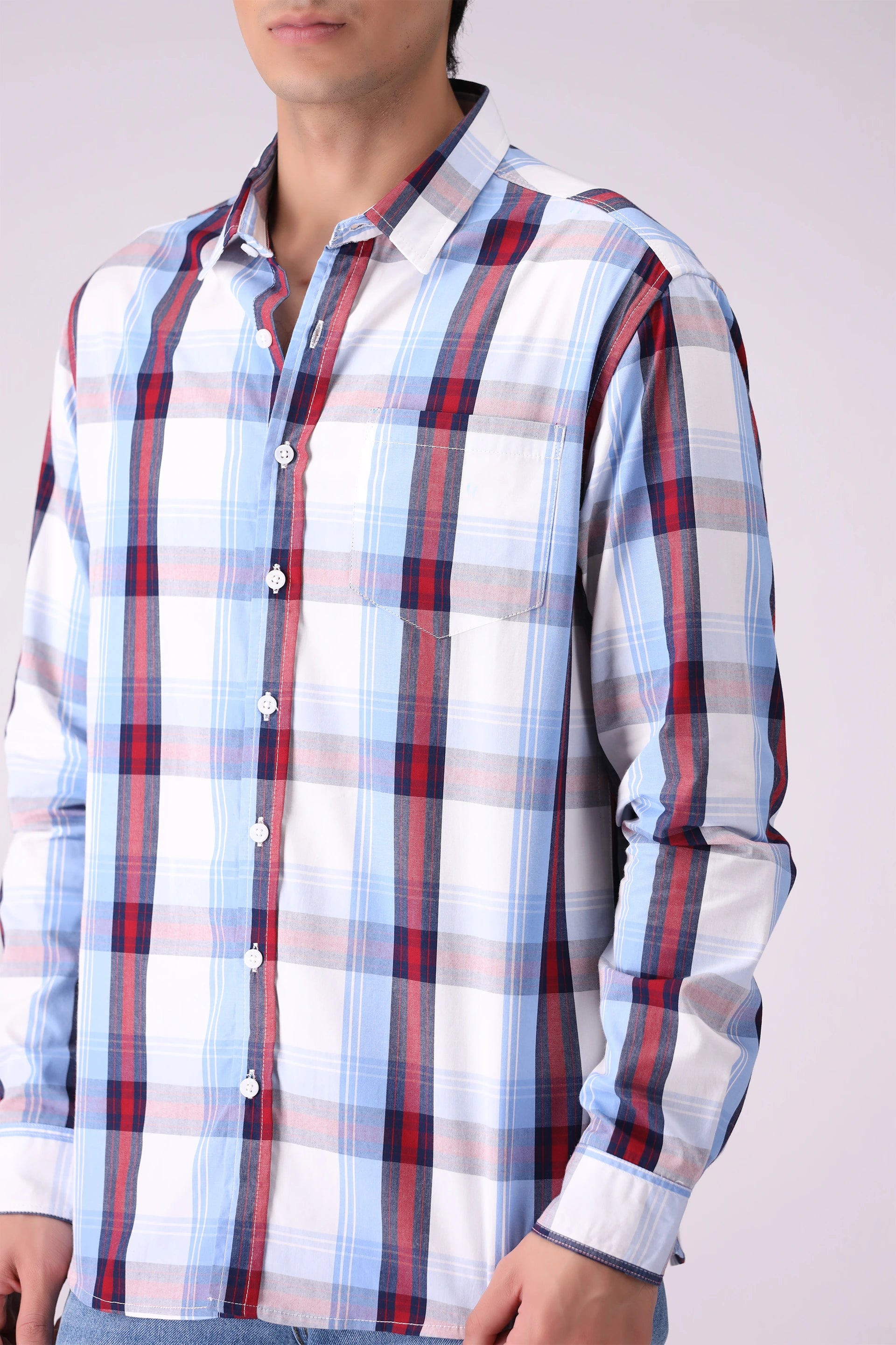 Regular Fit Checkered Shirt - Cougar Clothing