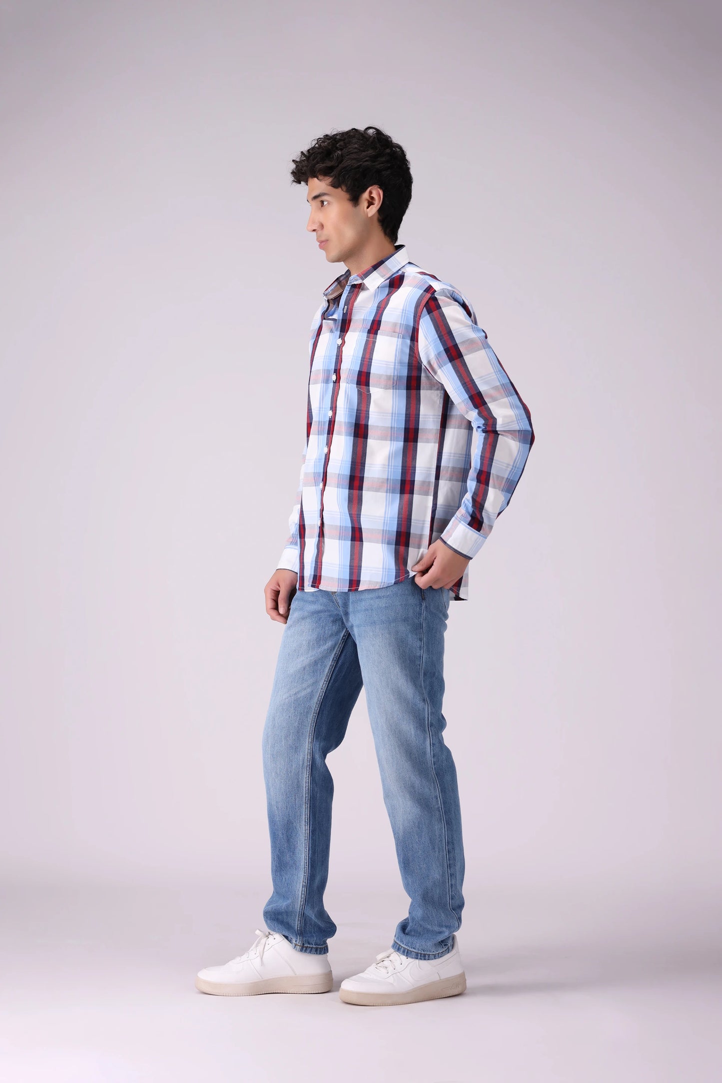 Regular Fit Checkered Shirt - Cougar Clothing