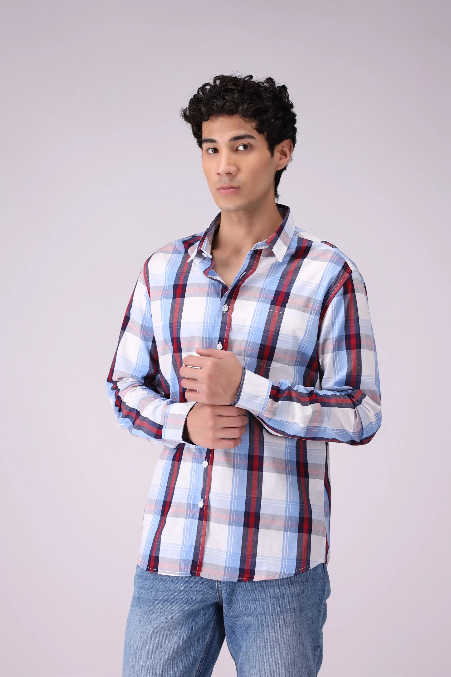 Regular Fit Checkered Shirt - Cougar Clothing
