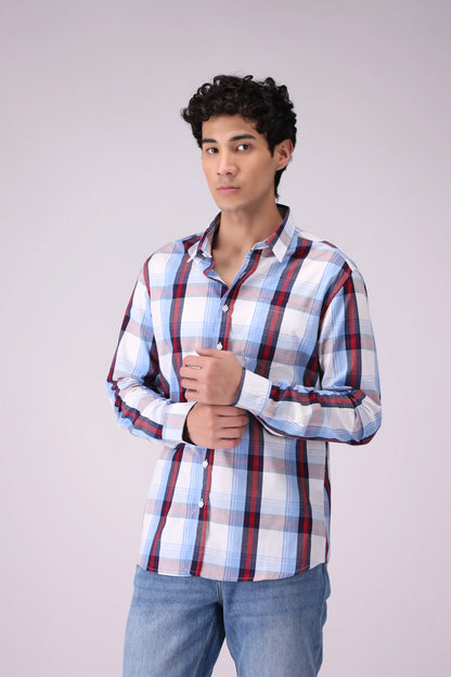 Regular Fit Checkered Shirt - Cougar Clothing