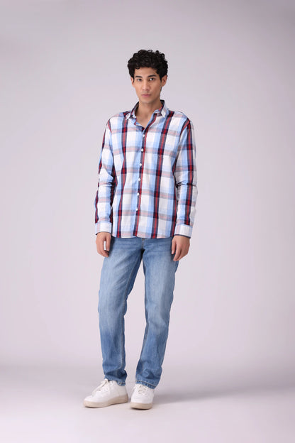 Regular Fit Checkered Shirt - Cougar Clothing