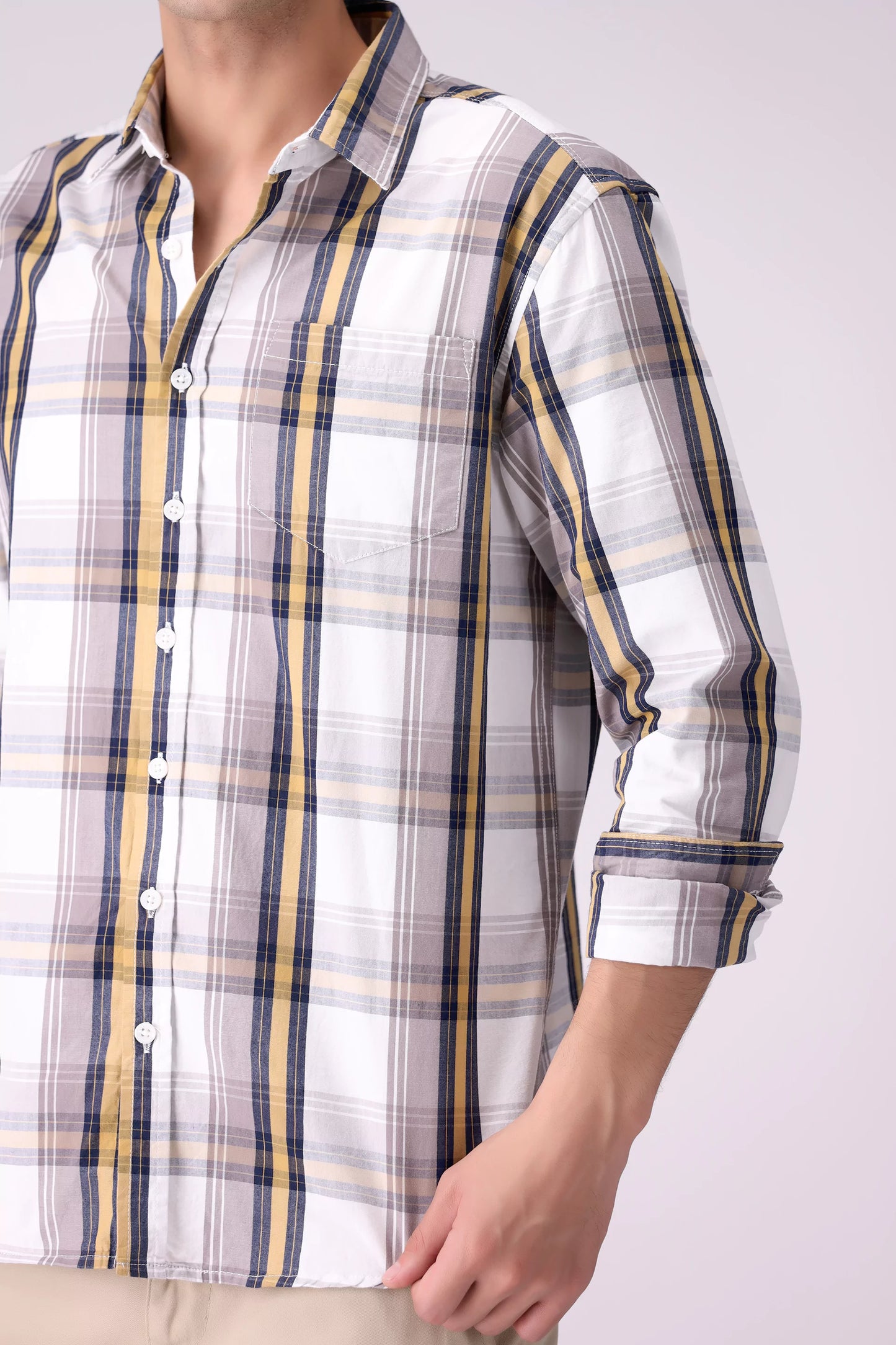 Regular Fit Checkered Shirt - Cougar Clothing