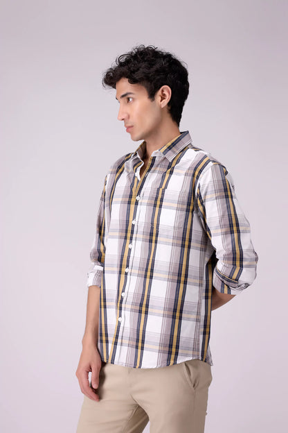 Regular Fit Checkered Shirt - Cougar Clothing