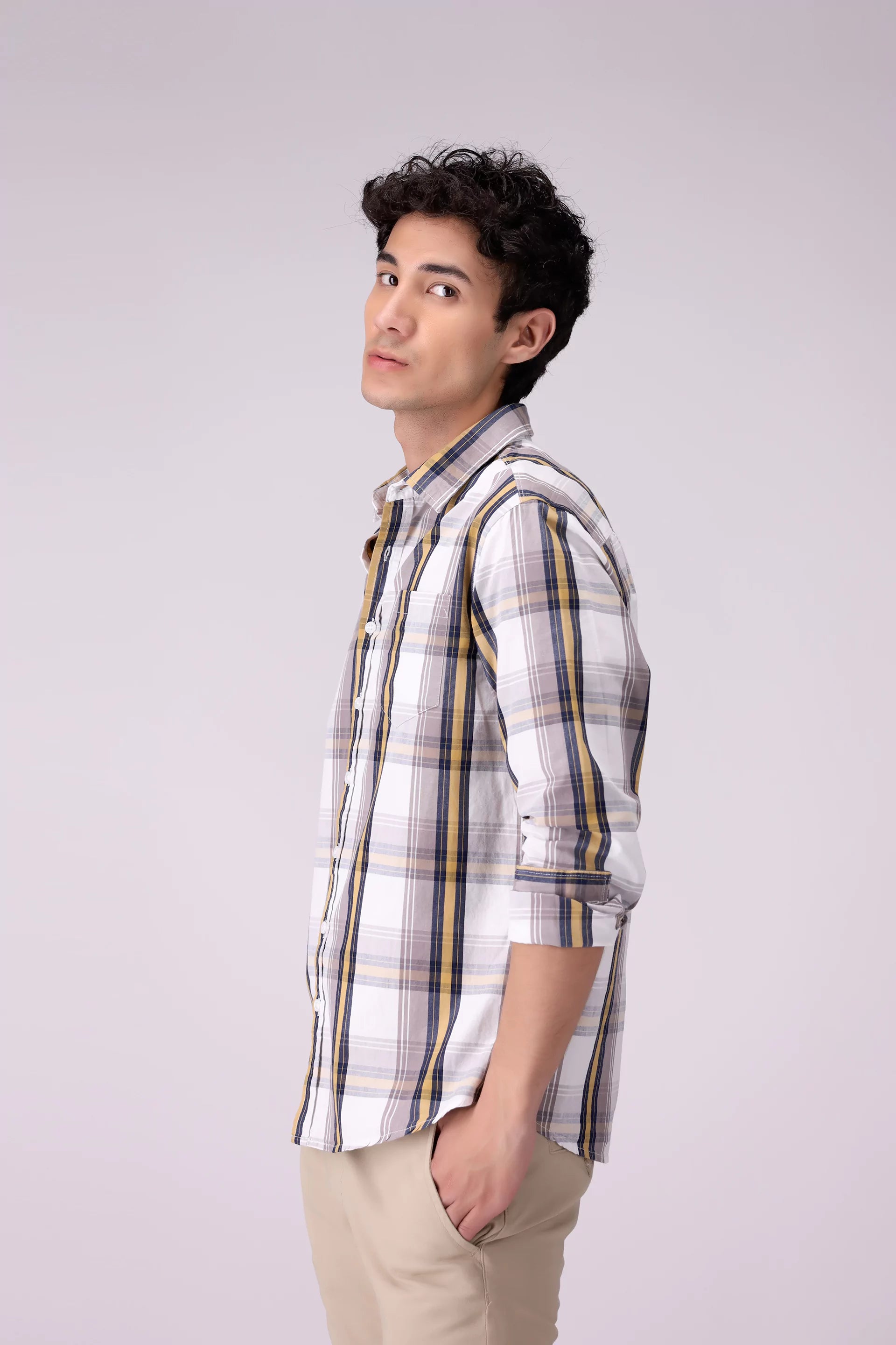 Regular Fit Checkered Shirt - Cougar Clothing