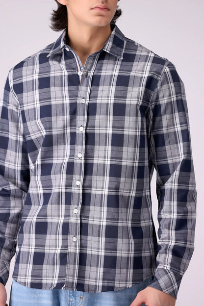 Regular Fit Checkered Shirt - Cougar Clothing