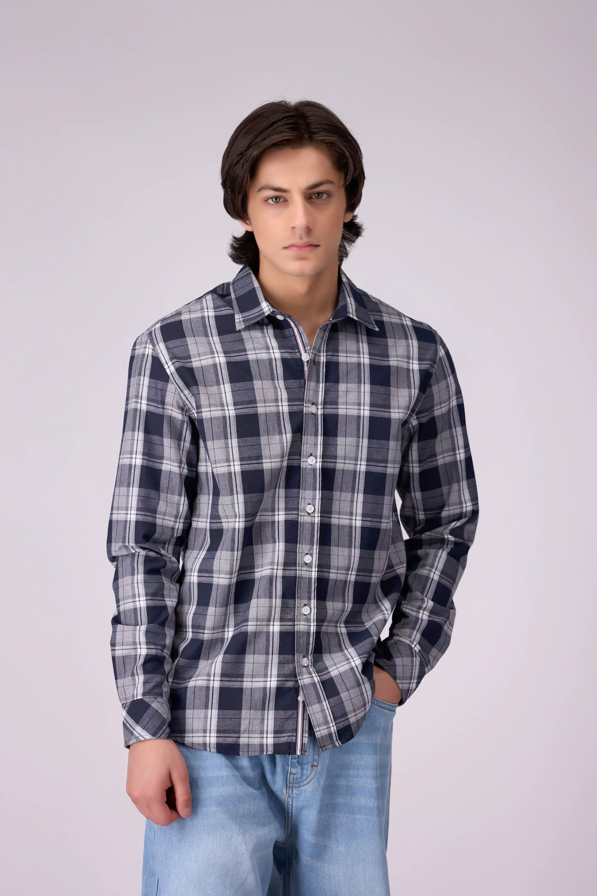 Regular Fit Checkered Shirt - Cougar Clothing