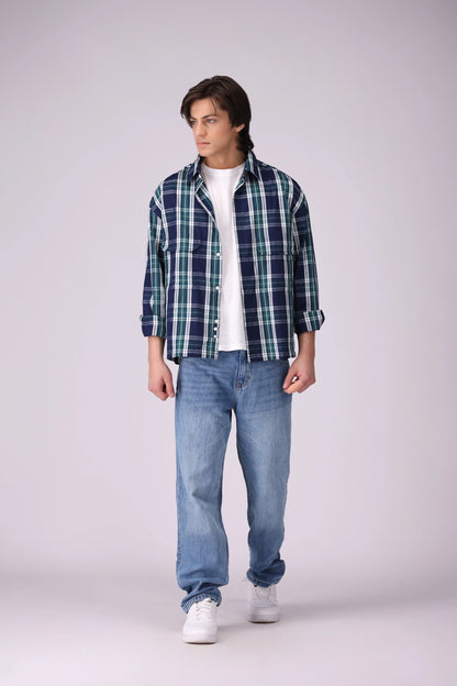 Box Fit Checkered Shirt - Cougar Clothing
