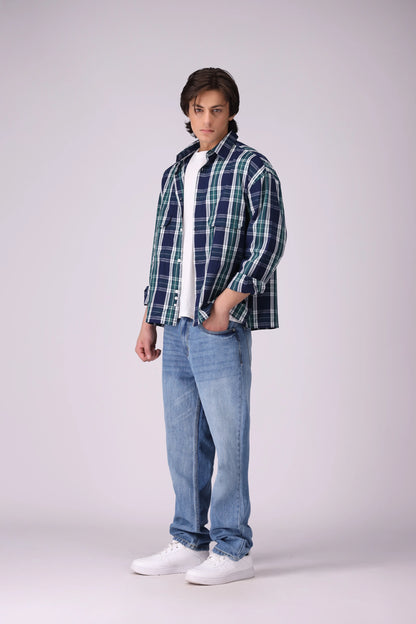 Box Fit Checkered Shirt - Cougar Clothing