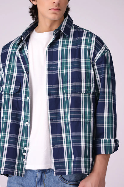 Box Fit Checkered Shirt - Cougar Clothing