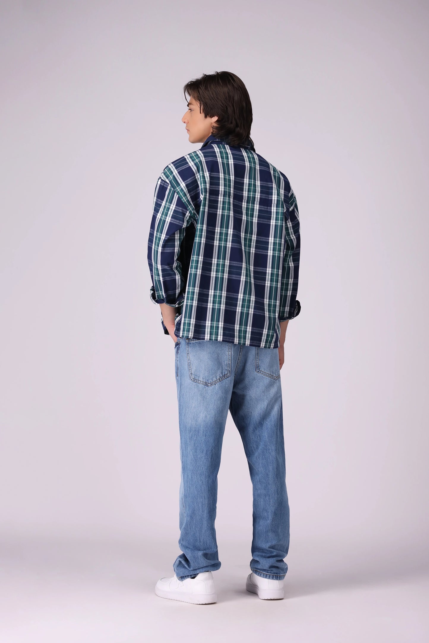 Box Fit Checkered Shirt - Cougar Clothing