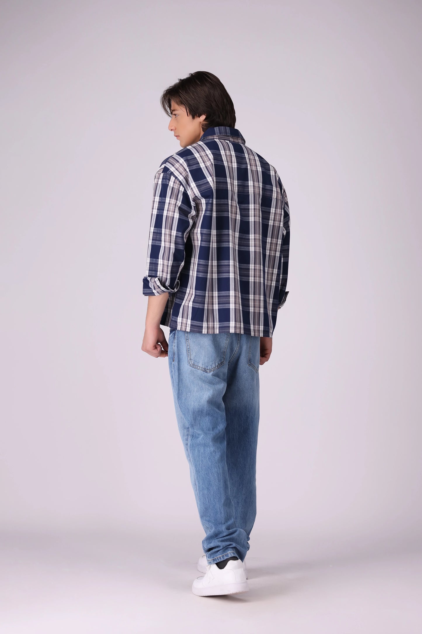 Box Fit Checkered Shirt - Cougar Clothing