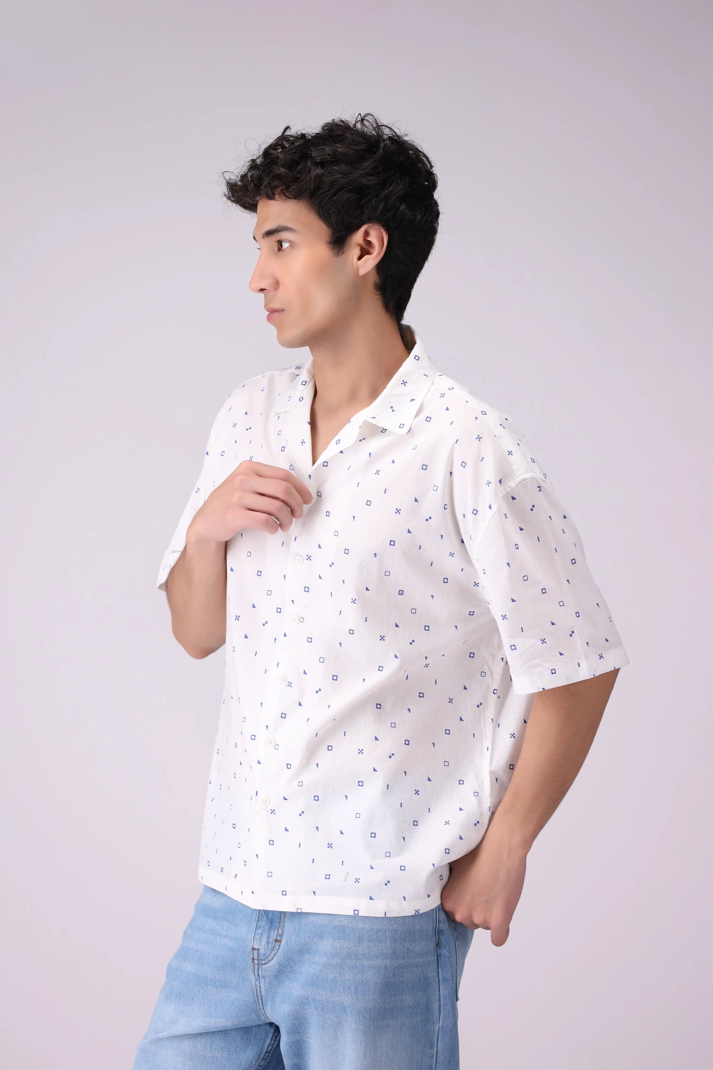 Regular Fit Printed Shirt - Cougar Clothing
