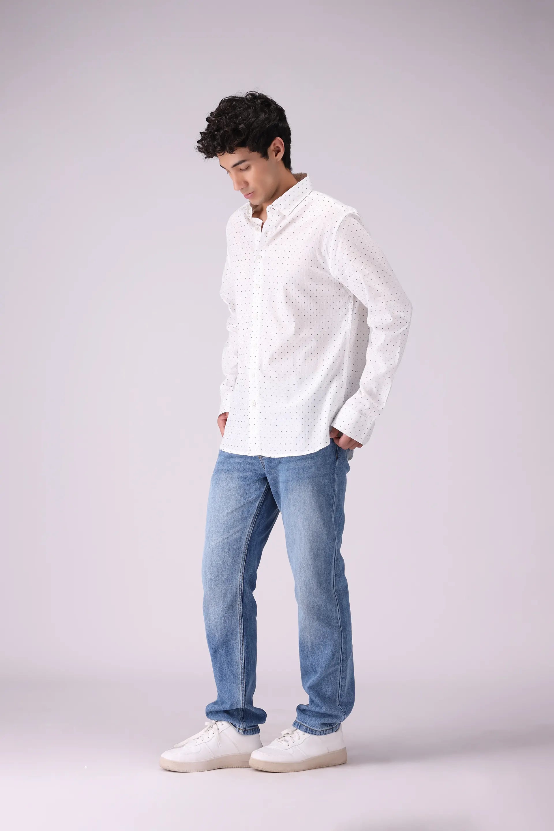 Regular Fit All Over Printed Shirt - Cougar Clothing