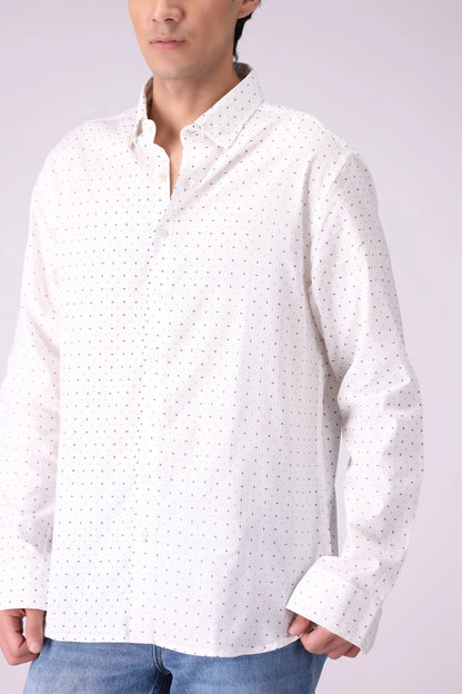 Regular Fit All Over Printed Shirt - Cougar Clothing