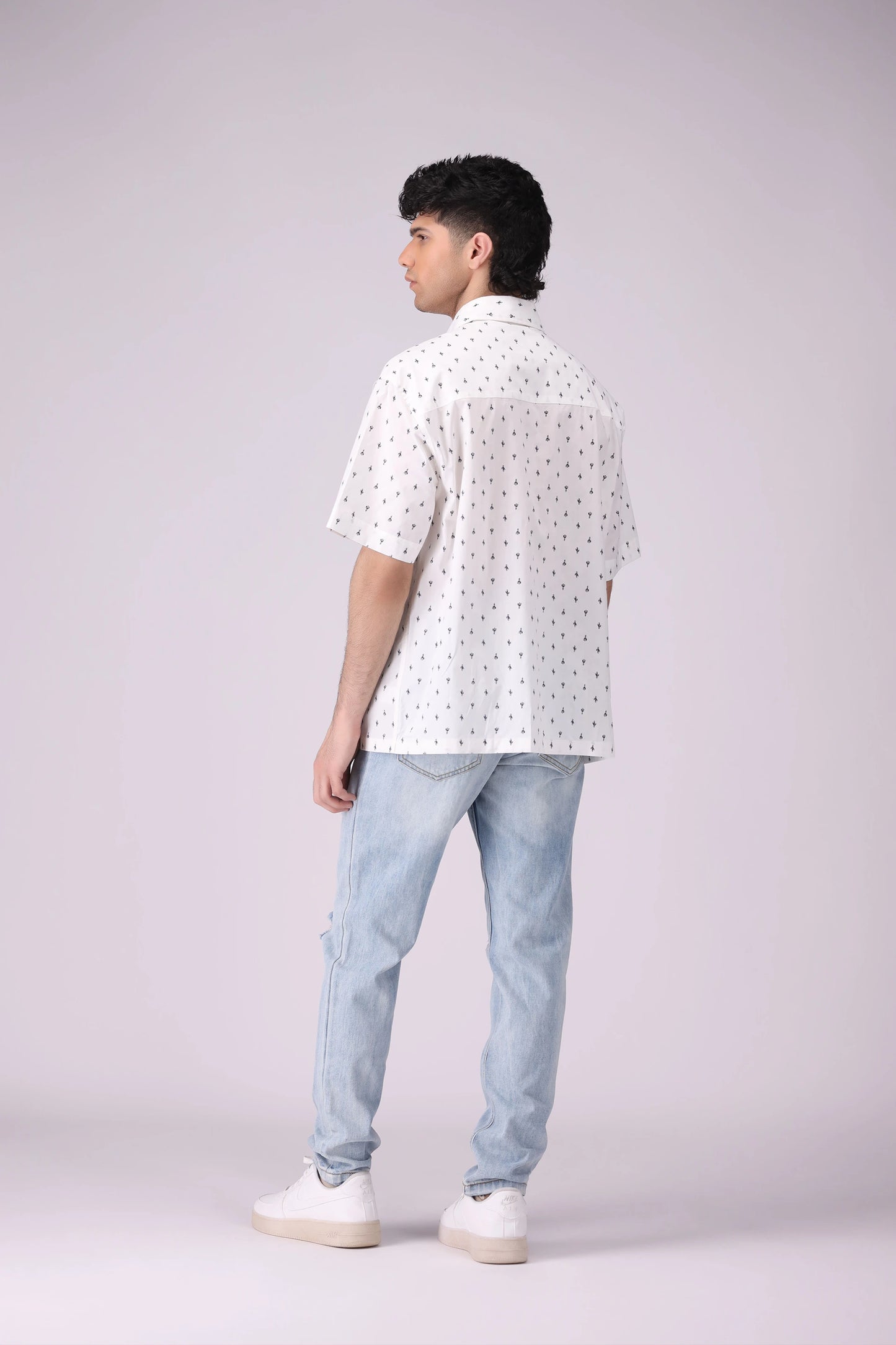 Baggy Fit Printed Shirt - Cougar Clothing