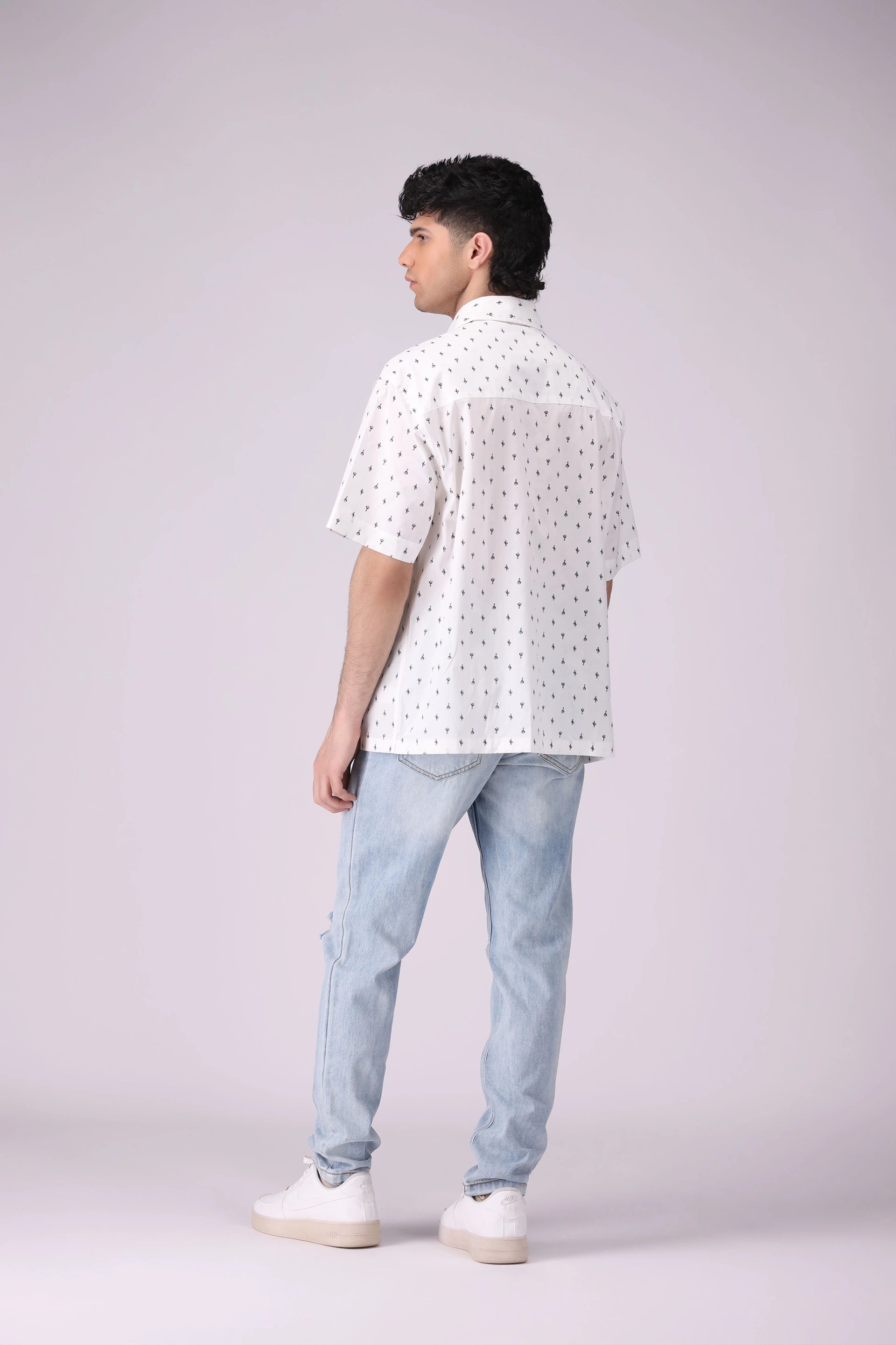 Baggy Fit Printed Shirt - Cougar Clothing