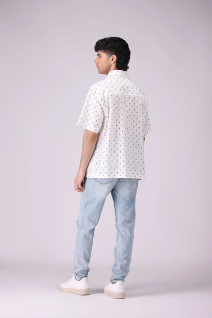 Baggy Fit Printed Shirt - Cougar Clothing
