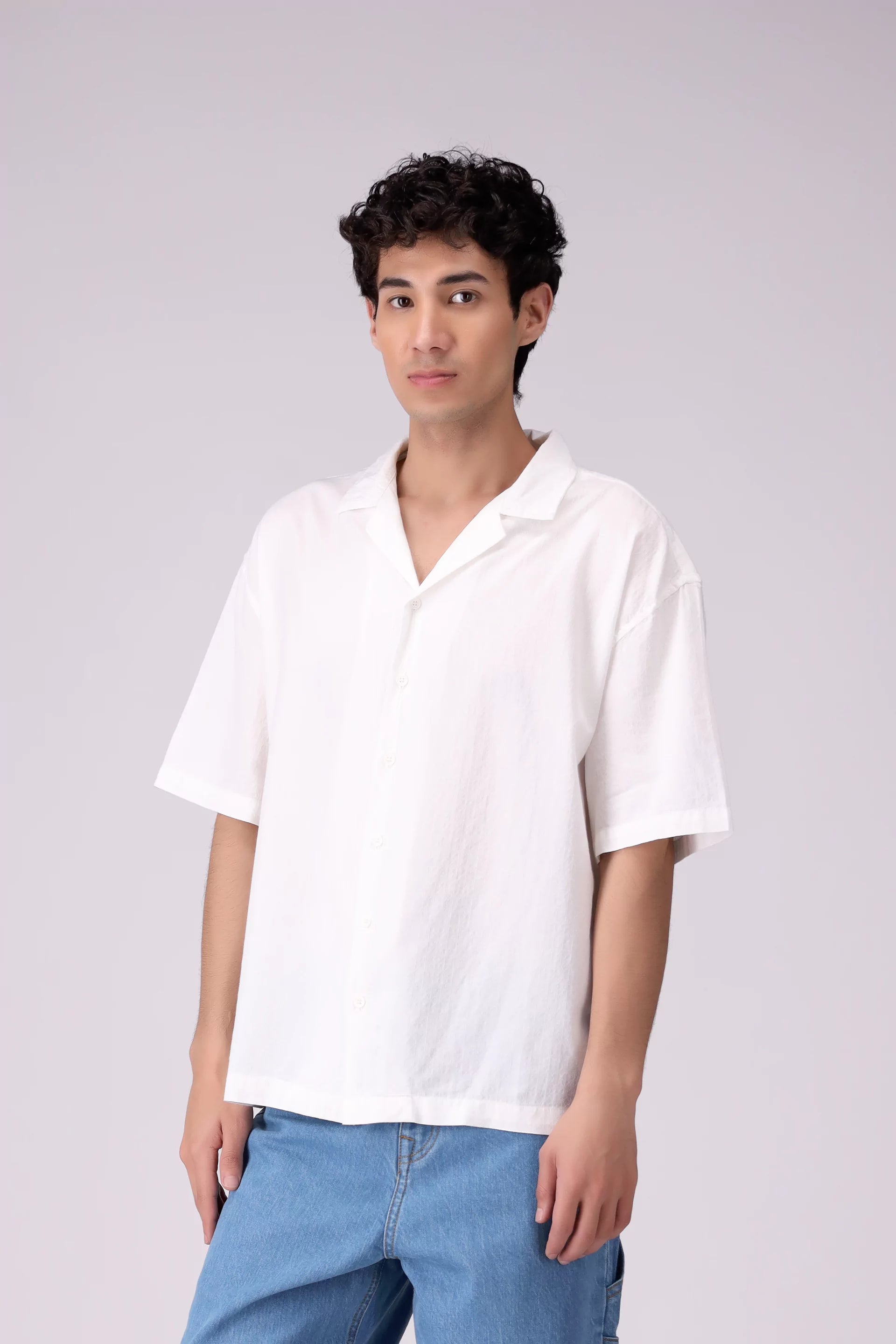 Resort Collar Textured Shirt - Cougar Clothing