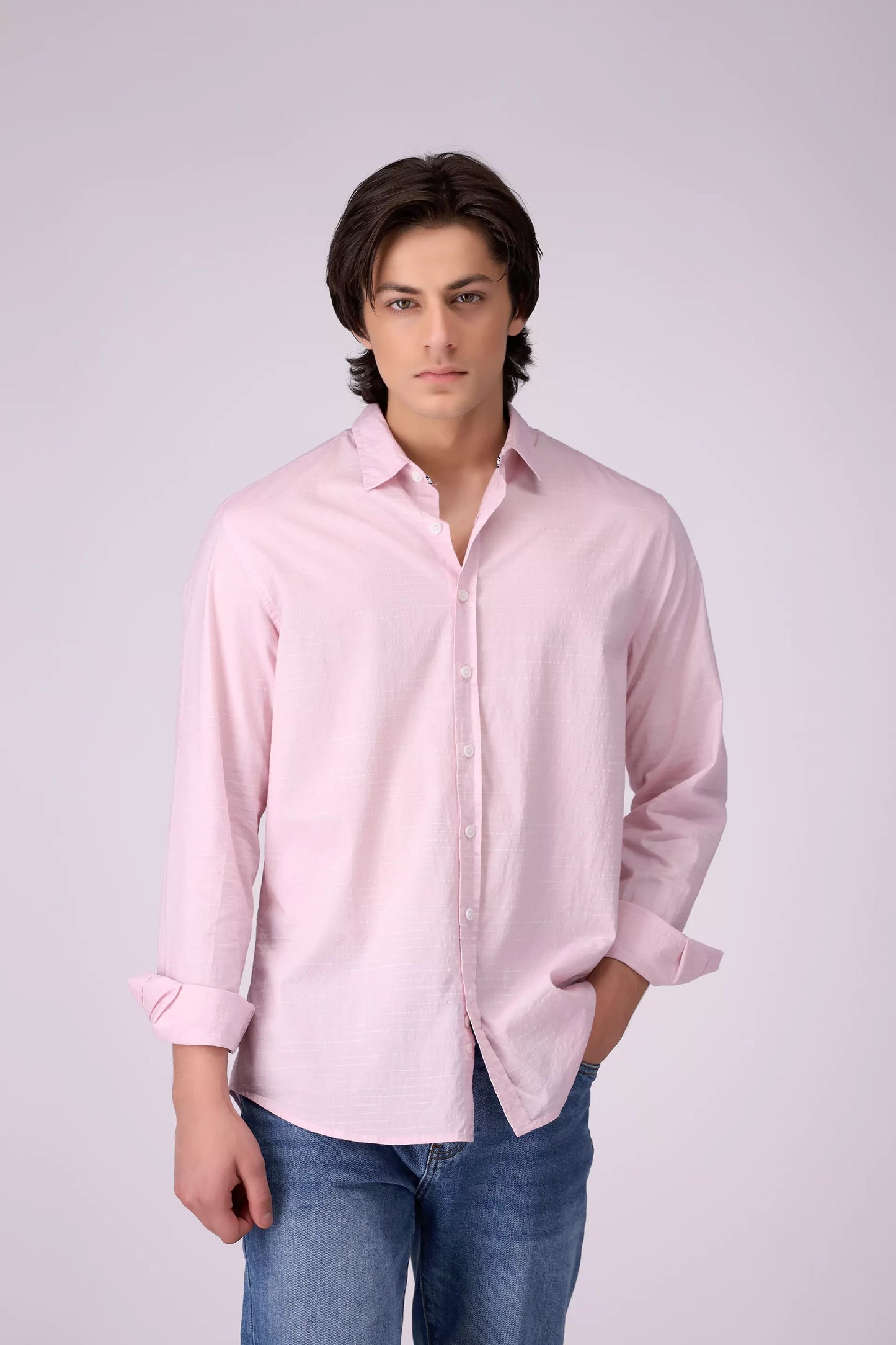 Regular Fit Textured Shirt - Cougar Clothing
