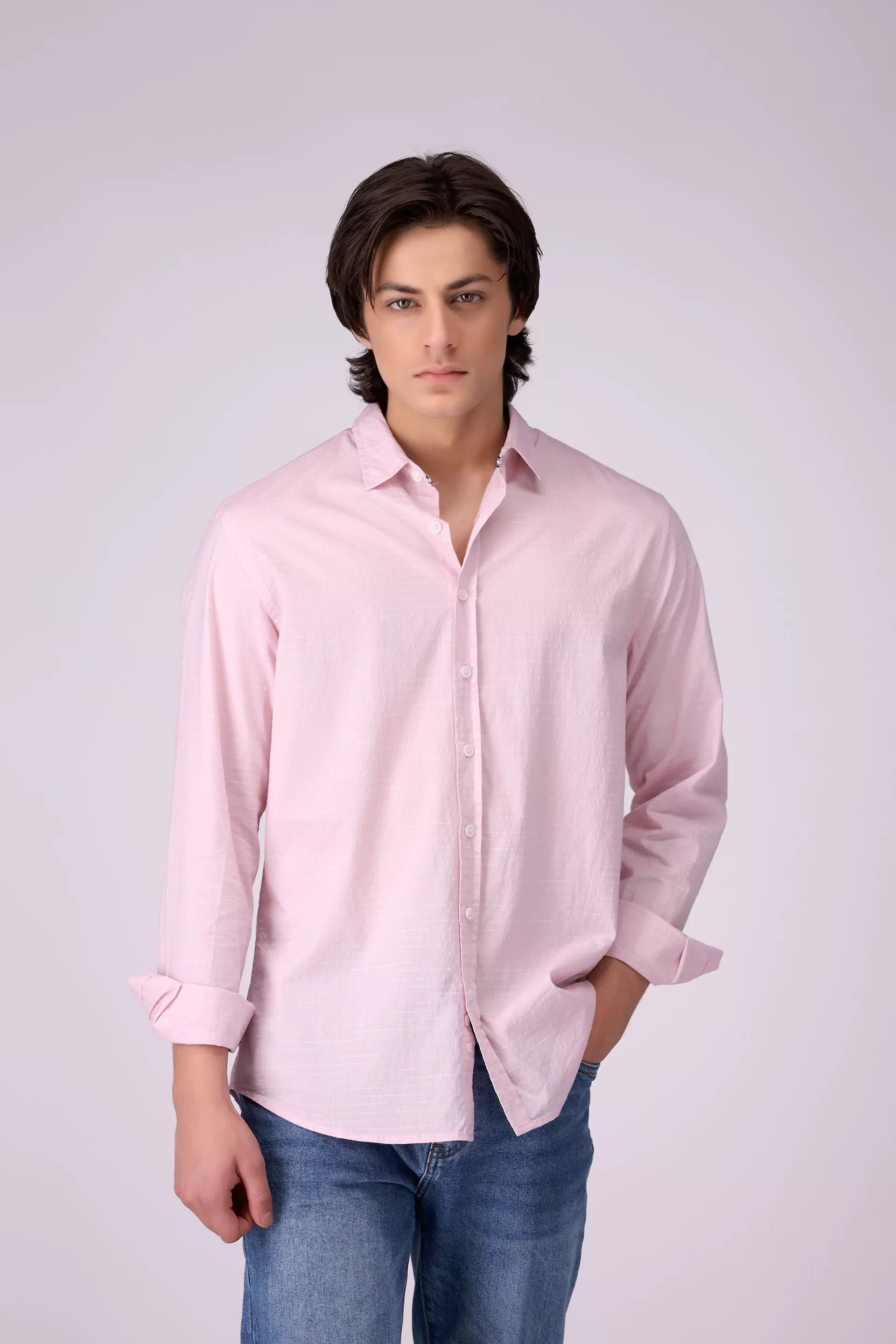 Regular Fit Textured Shirt - Cougar Clothing