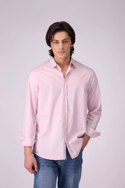 Regular Fit Textured Shirt - Cougar Clothing