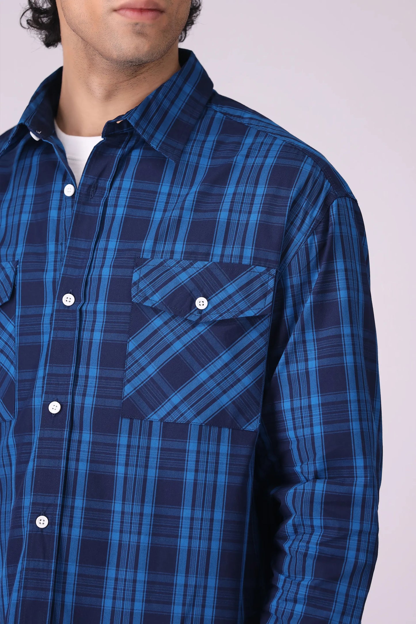 Relaxed Fit Check Shirt - Cougar Clothing