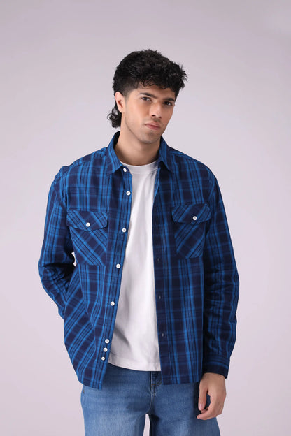 Relaxed Fit Check Shirt - Cougar Clothing