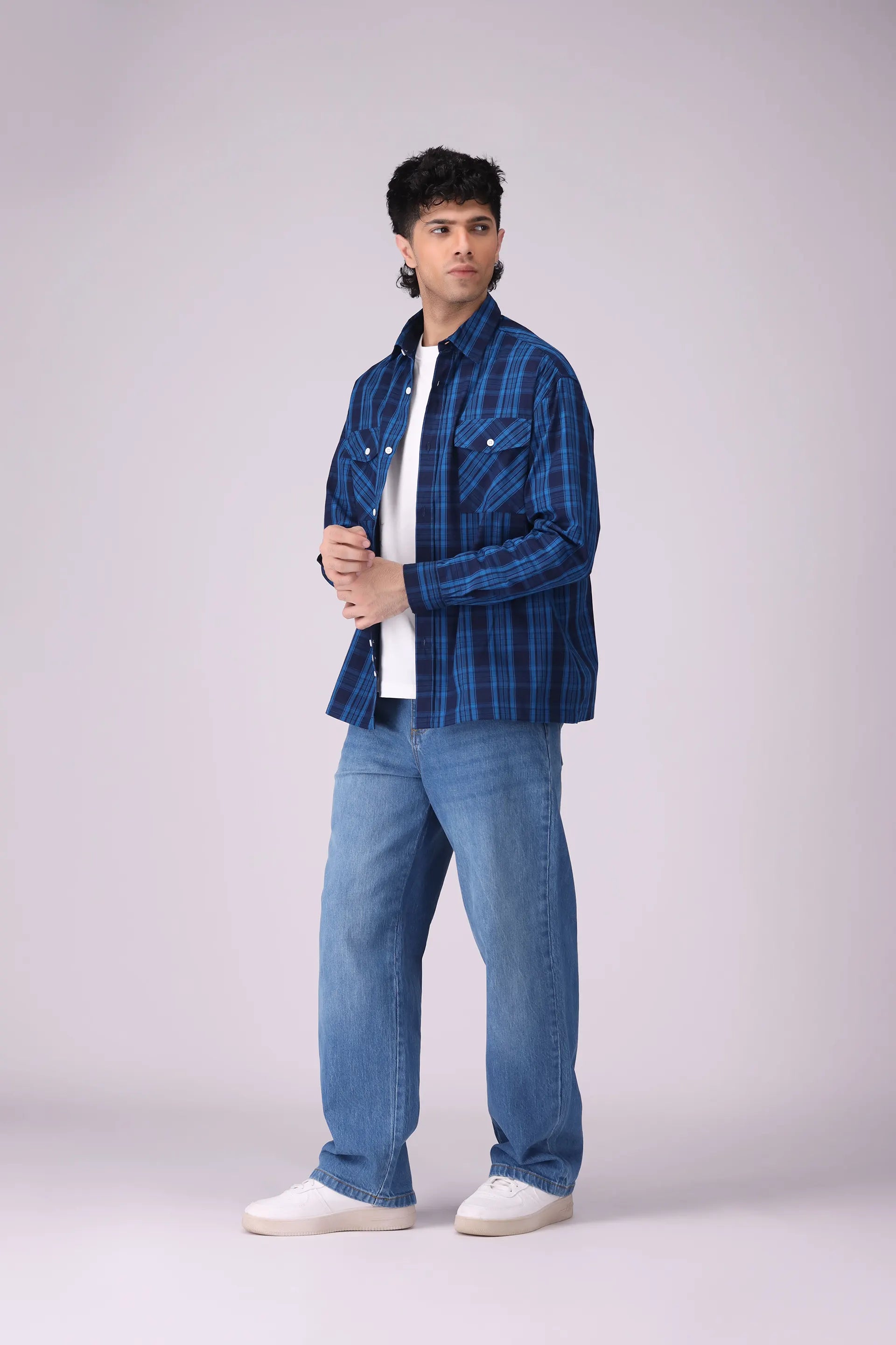 Relaxed Fit Check Shirt - Cougar Clothing