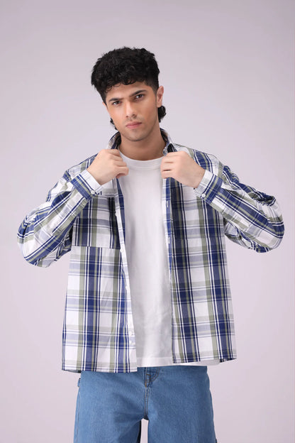 Baggy Fit Checkered Shirt - Cougar Clothing