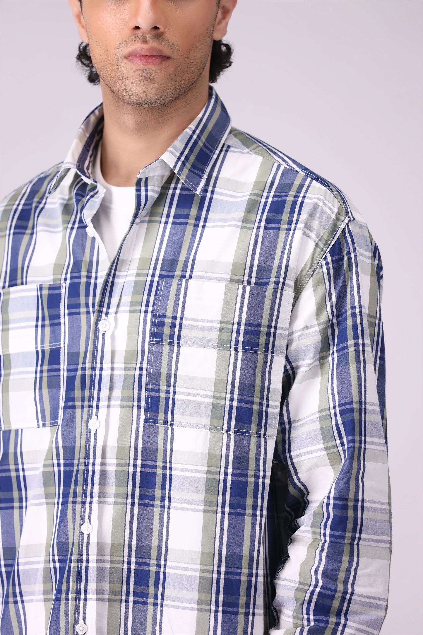 Baggy Fit Checkered Shirt - Cougar Clothing