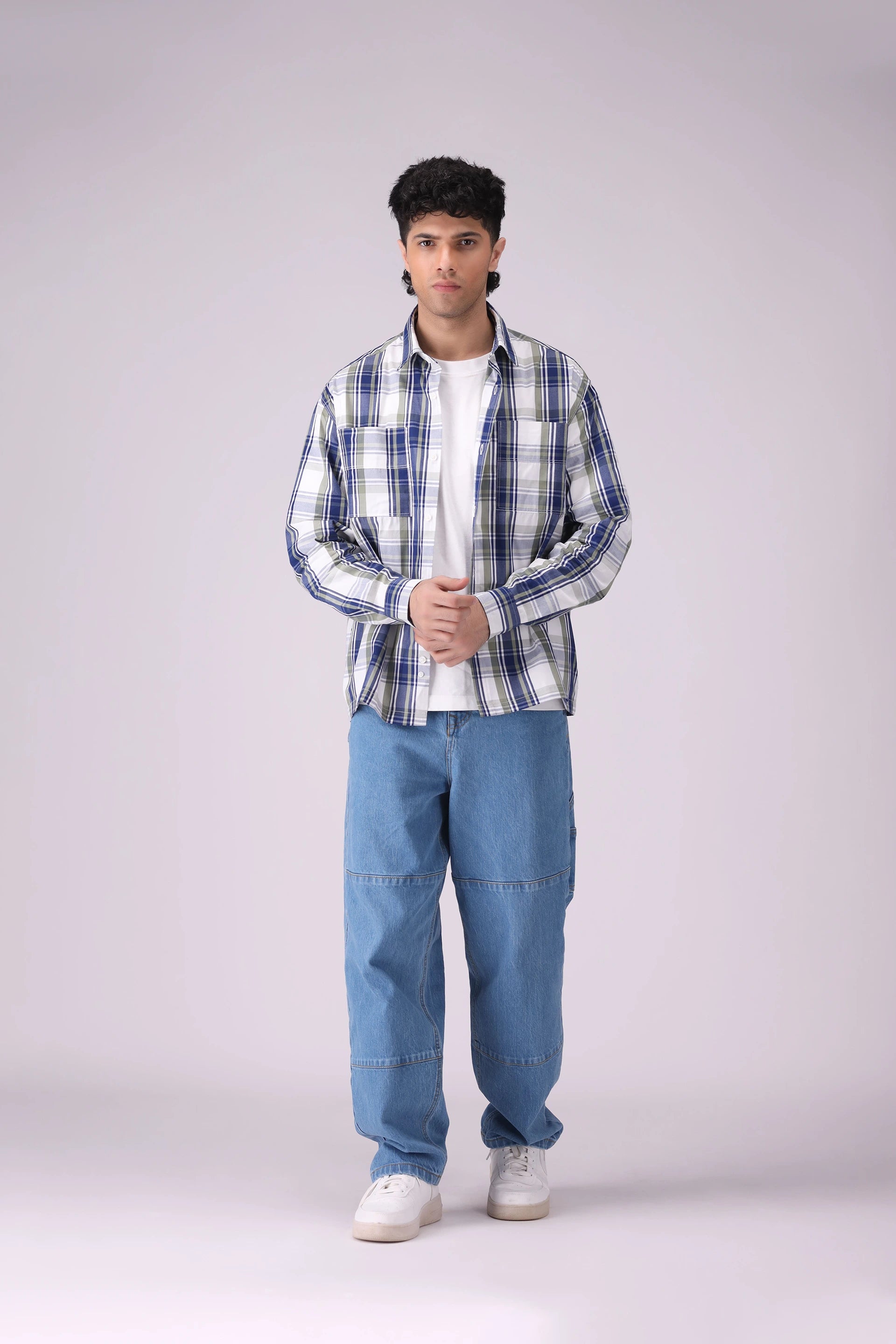 Baggy Fit Checkered Shirt - Cougar Clothing