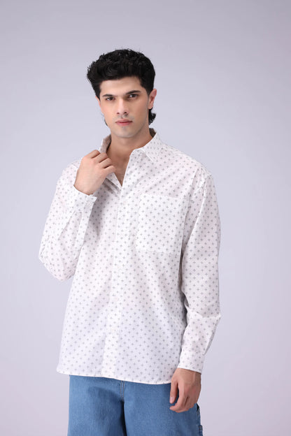 Relax Fit All Over Printed Shirt - Cougar Clothing