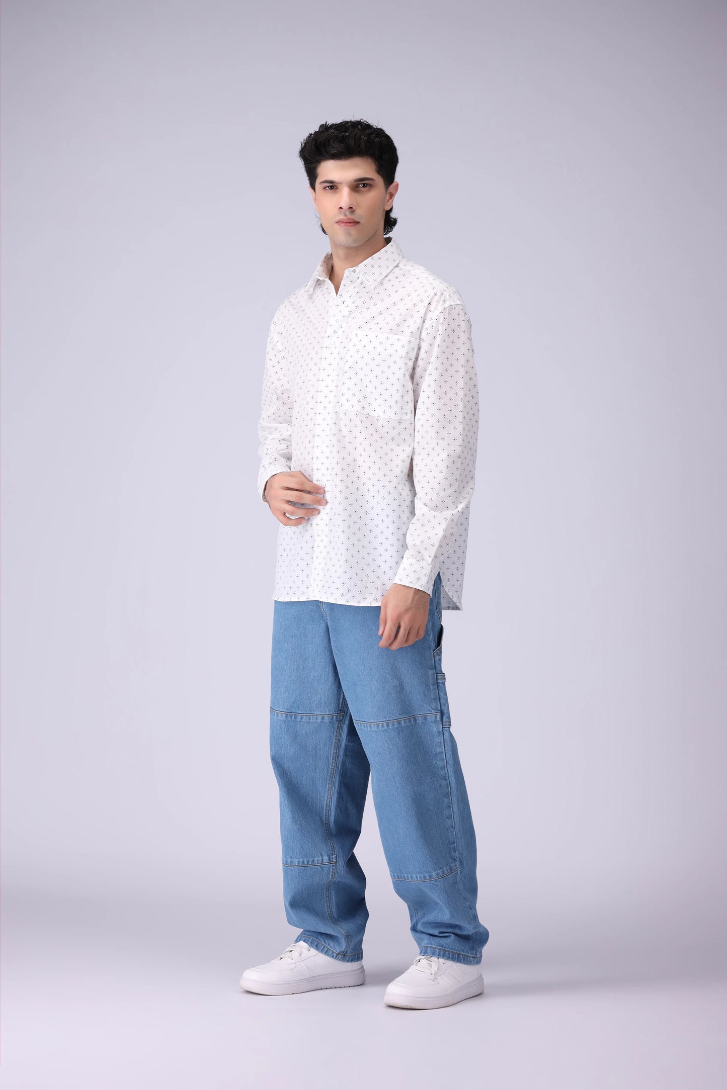 Relax Fit All Over Printed Shirt - Cougar Clothing