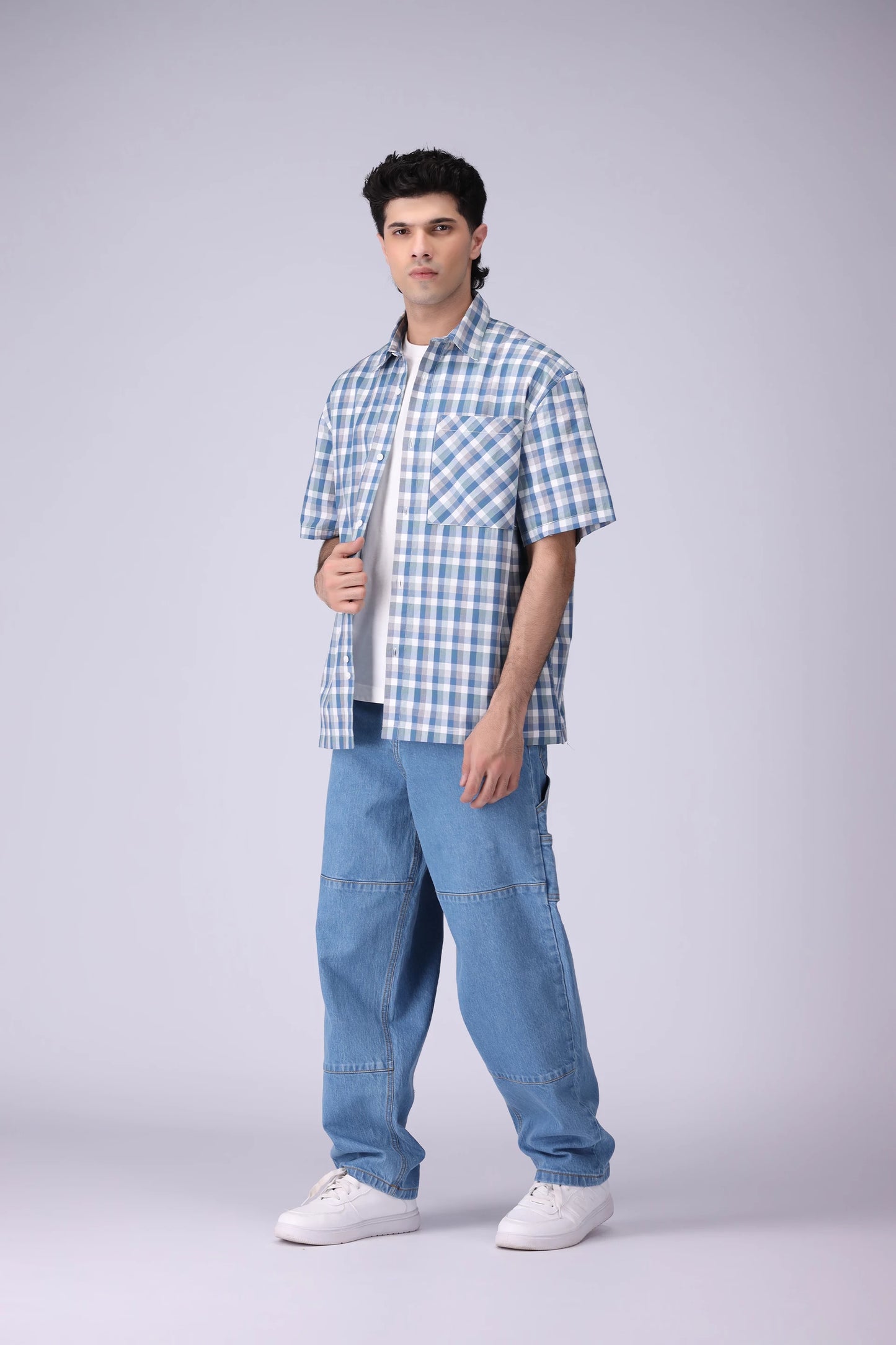 Relaxed Fit Checkered Shirt - Cougar Clothing