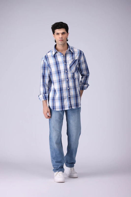 Relaxed Fit Checkered Shirt - Cougar Clothing