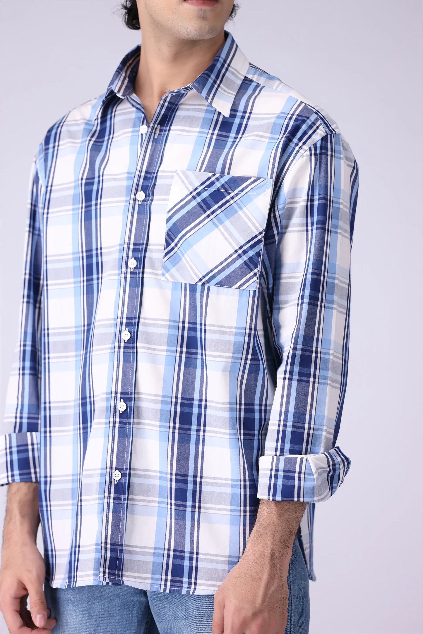 Relaxed Fit Checkered Shirt - Cougar Clothing