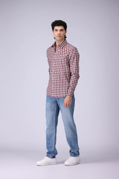 Regular Fit Check Shirt - Cougar Clothing