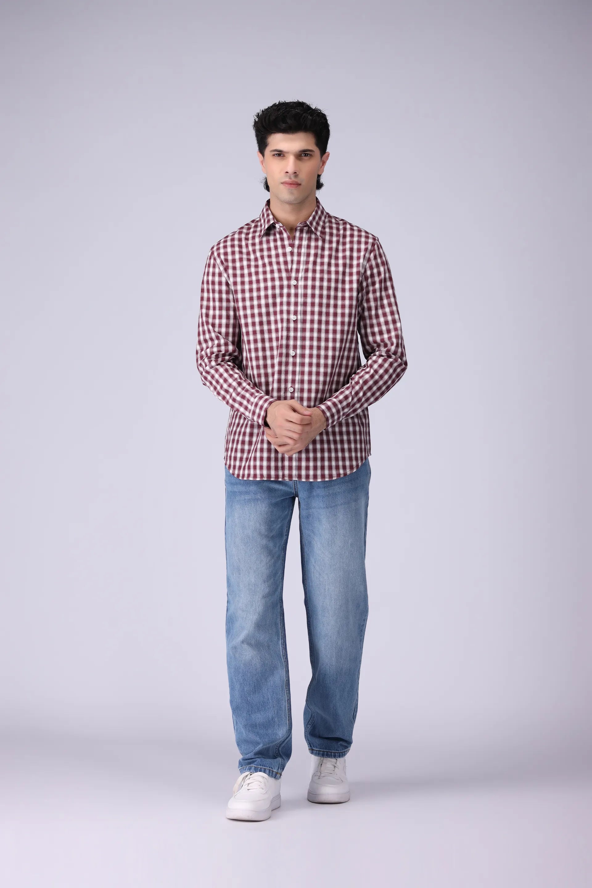 Regular Fit Check Shirt - Cougar Clothing