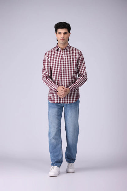 Regular Fit Check Shirt - Cougar Clothing