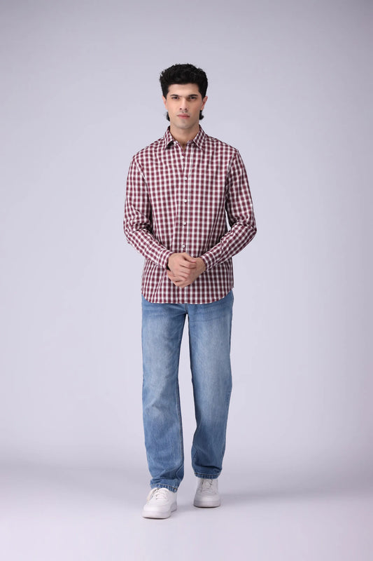 Regular Fit Check Shirt - Cougar Clothing