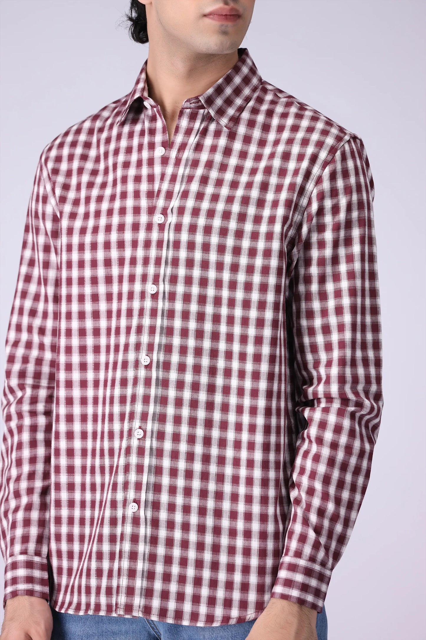 Regular Fit Check Shirt - Cougar Clothing