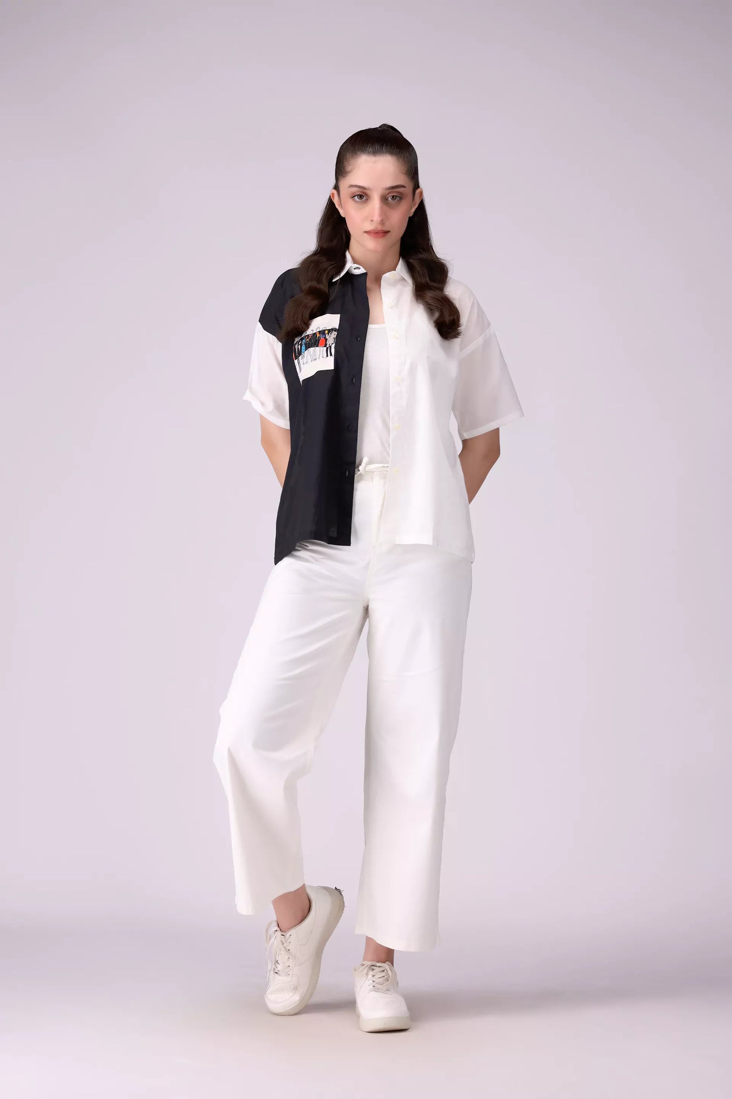 Color Block Chest Pocket Shirt - Cougar Clothing