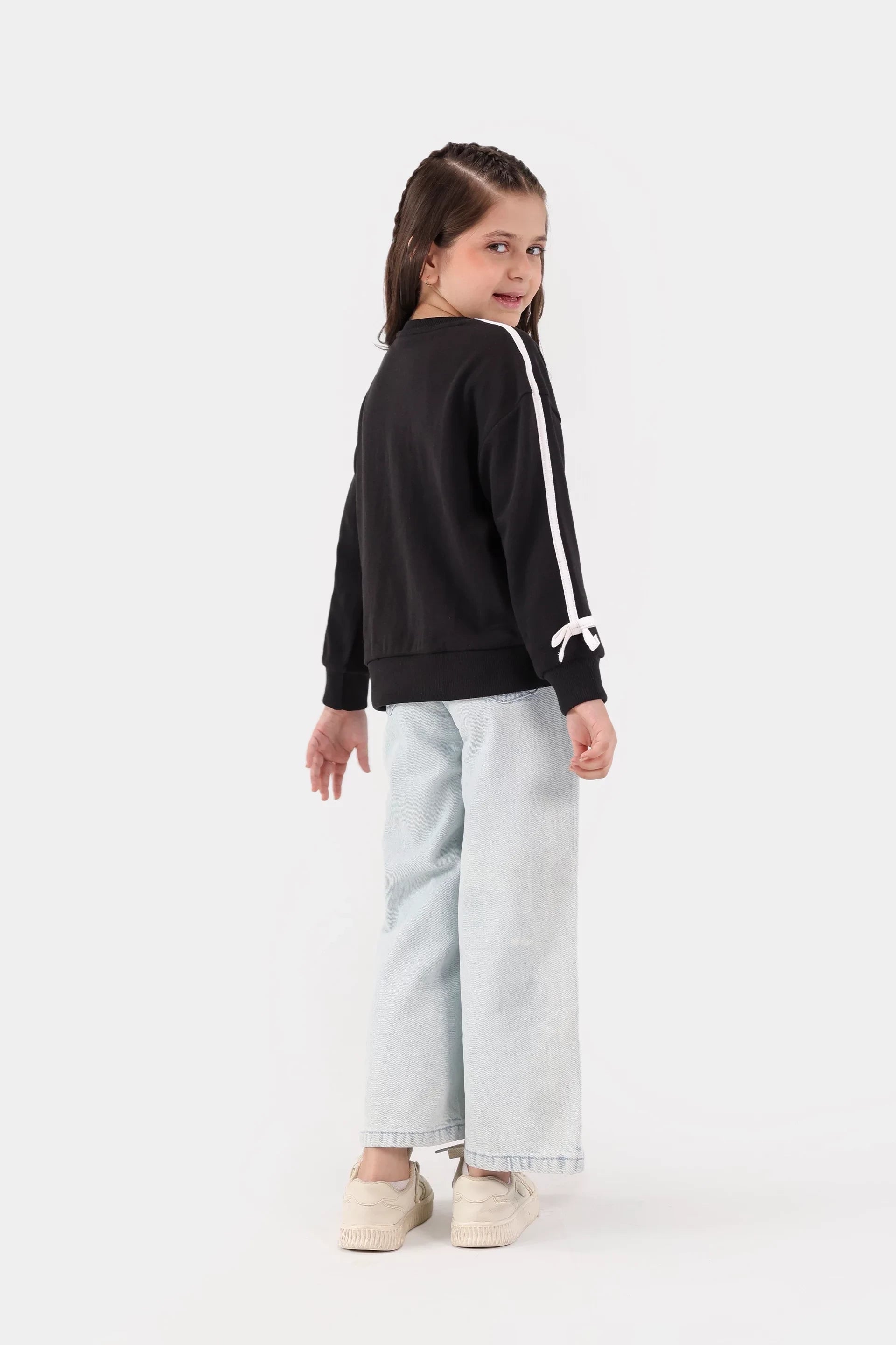 Bow Detailed Sweatshirt - Cougar Clothing