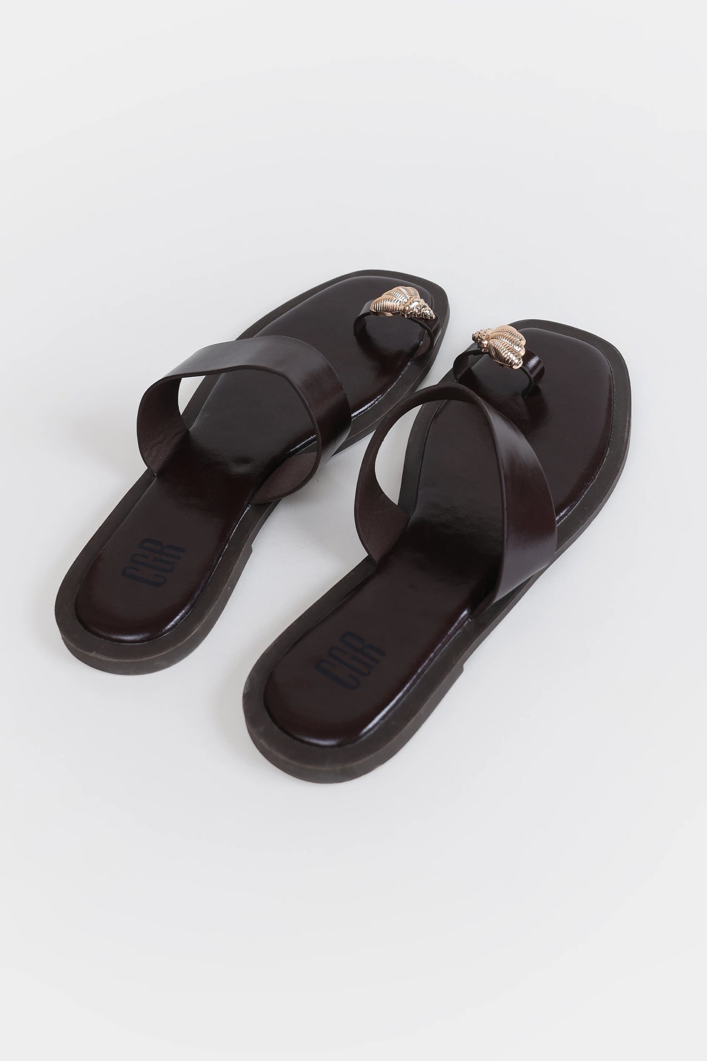 Shell Toe-Ring Slides - Cougar Clothing