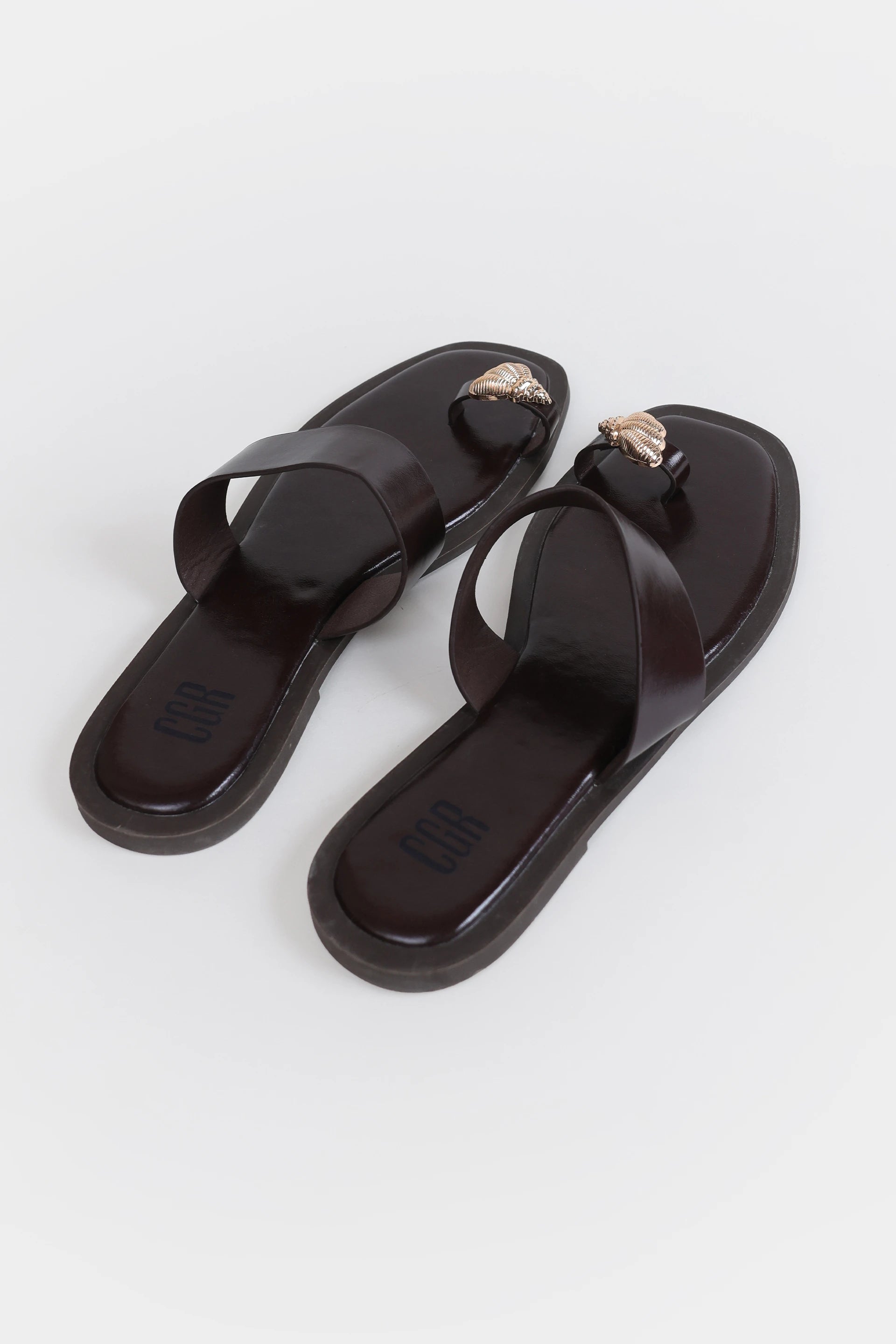 Shell Toe-Ring Slides - Cougar Clothing