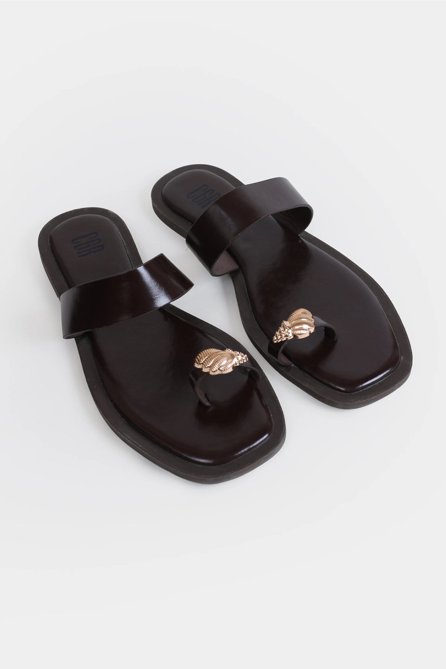Shell Toe-Ring Slides - Cougar Clothing